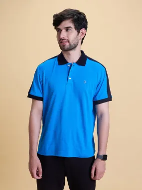 Color Block Regular Fit Polo- Anti Odour