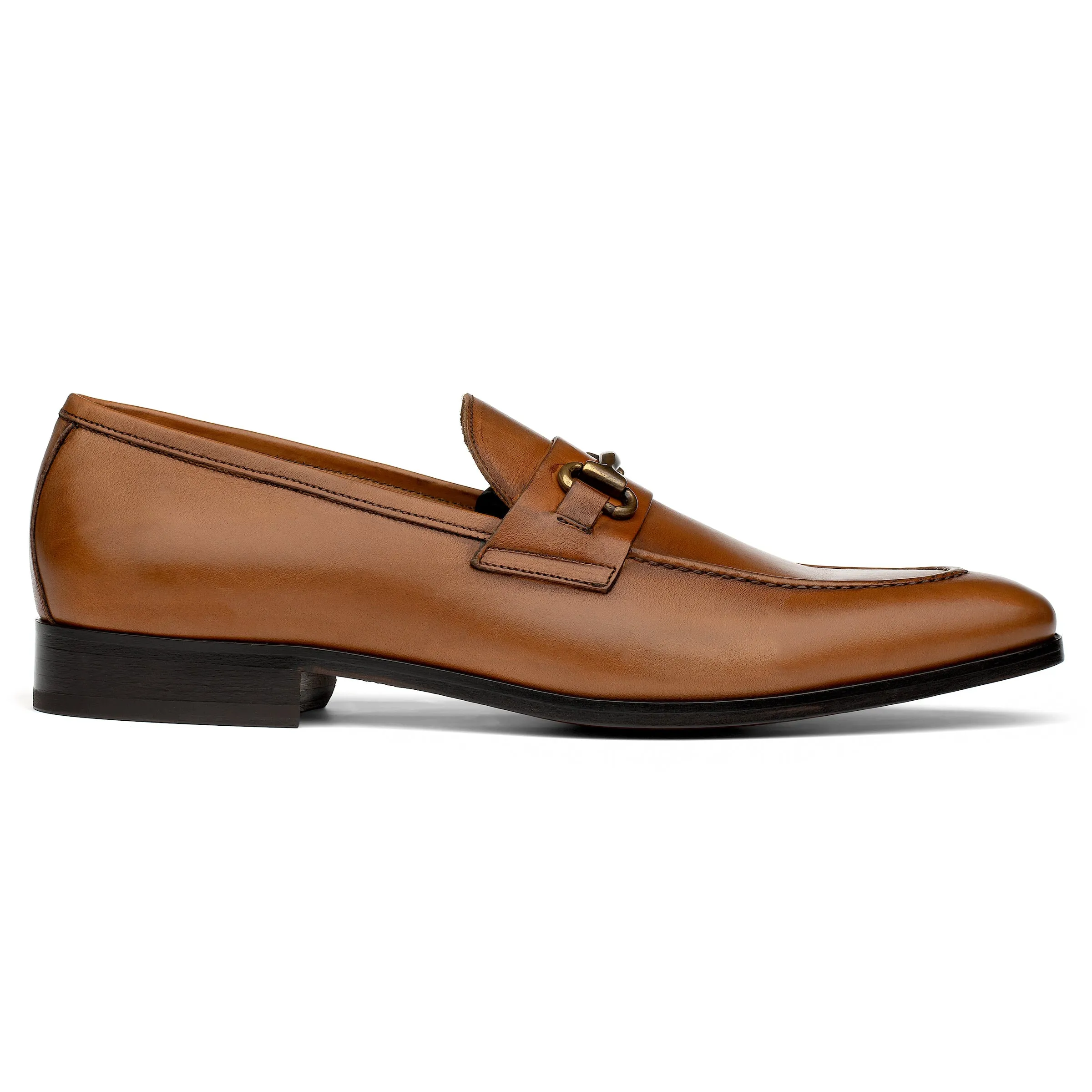 Forio Tan Calf Bit Loafer
