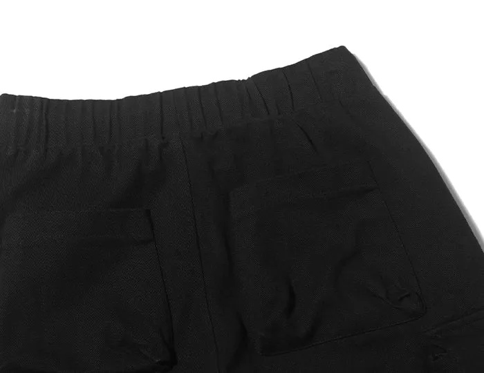 Oversize Cargo Joggers in Black