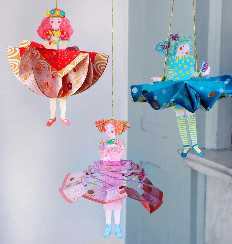 Paper Dresses Folding Art