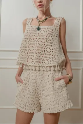 Visalia Crochet Shorts