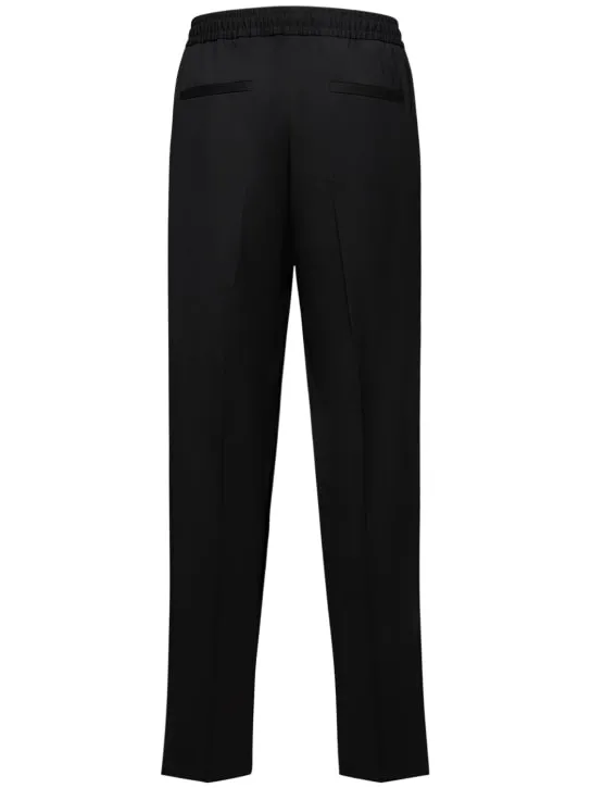 Zegna   Wool blend jogging pants 